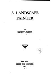 A landscape painter by Henry James