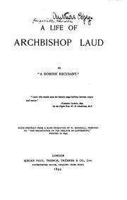 Cover of: A life of Archbishop Laud