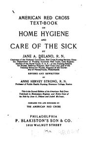 Cover of: American Red Cross text-book on home hygiene and care of the sick