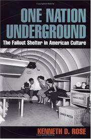Cover of: One nation underground by Rose, Kenneth D.