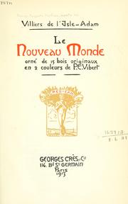 Cover of: Nouveau Monde