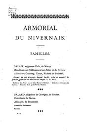 Cover of: Armorial historique et archéologique du Nivernais by Soultrait, Jacques Hyacinthe Georges Richard comte de