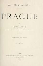 Cover of: Prague by Louis Paul Marie Leger