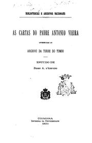 As cartas do padre Antonio Vieira by Pedro de Azevedo