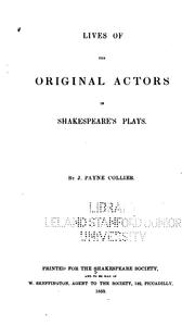 Cover of: supplement to Dodsley's Old plays.