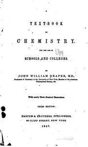 Cover of: A text-book on chemistry.: For the use of schools and colleges.