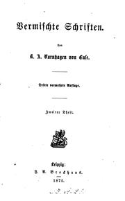 Cover of: Ausgewählte schriften