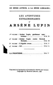 Arsène Lupin, gentleman-cambrioleur by Maurice Leblanc