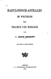 Cover of: Babylonisch-astrales im Weltbilde des Thalmud und Midrasch