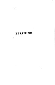 Cover of: Berenice