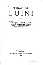 Cover of: Bernardino Luini