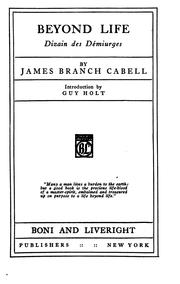 Cover of: Beyond life by James Branch Cabell