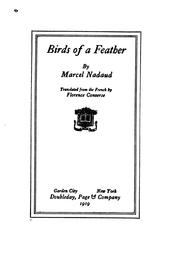 Cover of: Birds of a feather by Marcel Nadaud