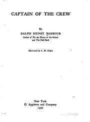 Cover of: Captain of the crew by Ralph Henry Barbour