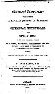 Cover of: Chemical instructor by Eaton, Amos