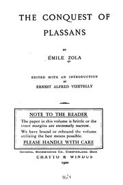Conquête de Plassans by Émile Zola