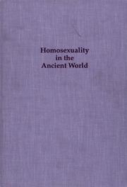 Cover of: Homosexuality in the ancient world