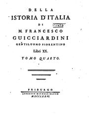 Cover of: Della istoria d'Italia