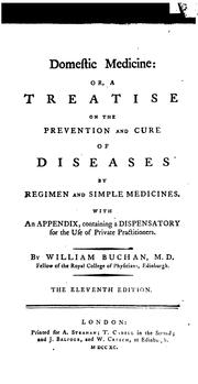 Domestic medicine by William Buchan, Nisbet, William