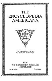 Cover of: The Encyclopedia Americana v.18 by 