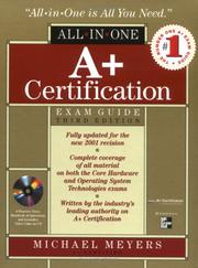 Cover of: All-in-one A+ certification exam guide