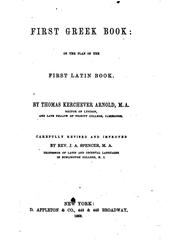 Cover of: First Greek book