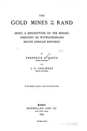 Cover of: The gold mines of the Rand