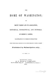 Cover of: home of Washington