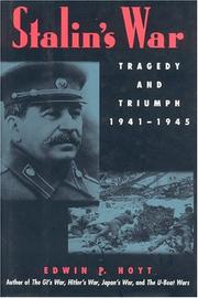 Cover of: Stalin's war: tragedy and triumph, 1941-1945