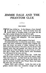 Cover of: Jimmie Dale and the phantom clue