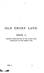 Old Drury Lane by Edward Stirling