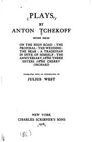 Cover of: Plays by Anton Tchekoff.