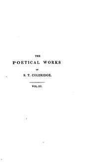 Cover of: The poetical works of S.T. Coleridge by 