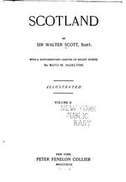Cover of: Scotland by Sir Walter Scott