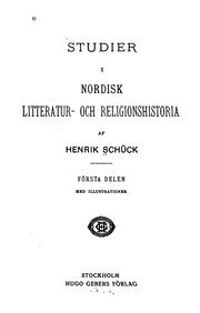 Cover of: Studier i nordisk litteratur- och religions historia