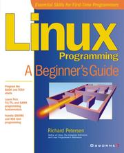 Cover of: Linux programming: a beginner's guide
