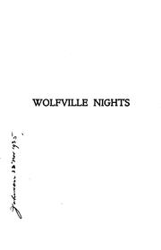 Cover of: Wolfville nights