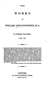 Cover of: The works of William Chillingworth