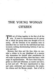 Cover of: The  young woman citizen