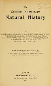 Cover of: Natural history