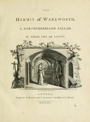 Cover of: hermit of Warkworth: a Northumberland ballad, in three fits or cantos.