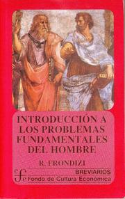 Cover of: Introducción a los problemas fundamentales del hombre