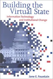Cover of: Building the Virtual State by Jane E. Fountain