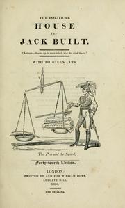 Cover of: The political house that Jack built: with thirteen cuts.