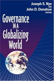 Cover of: Governance in a Globalizing World