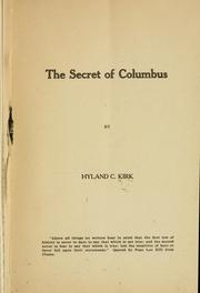 Cover of: The secret of Columbus