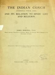 Cover of: Indian conch (Turbinella pyrum, Linn.) and its relation to Hindu life and religion.