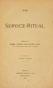 Cover of: service-ritual