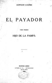Cover of: El payador
