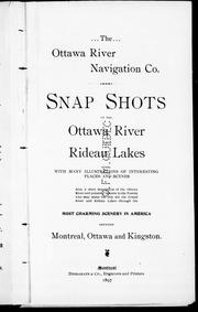 Snap shots on the Ottawa River and Rideau Lakes